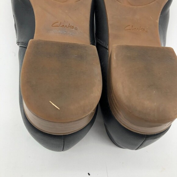 Clarks Collection Juliet Palm Loafer Women's 7.5 M Black Casual Shoe Comfort - Picture 8 of 9